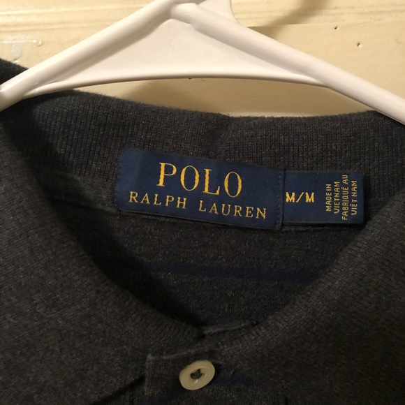 Long Sleeve Ralph Lauren Striped Polo - Picture 5 of 5
